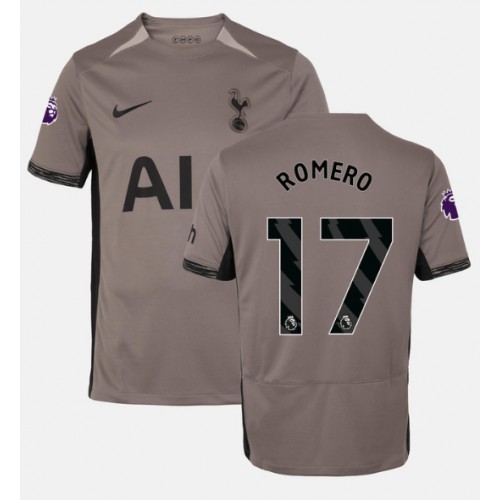 Fotballdrakt Herre Tottenham Hotspur Cristian Romero #17 Tredjedrakt 2023-24 Kortermet